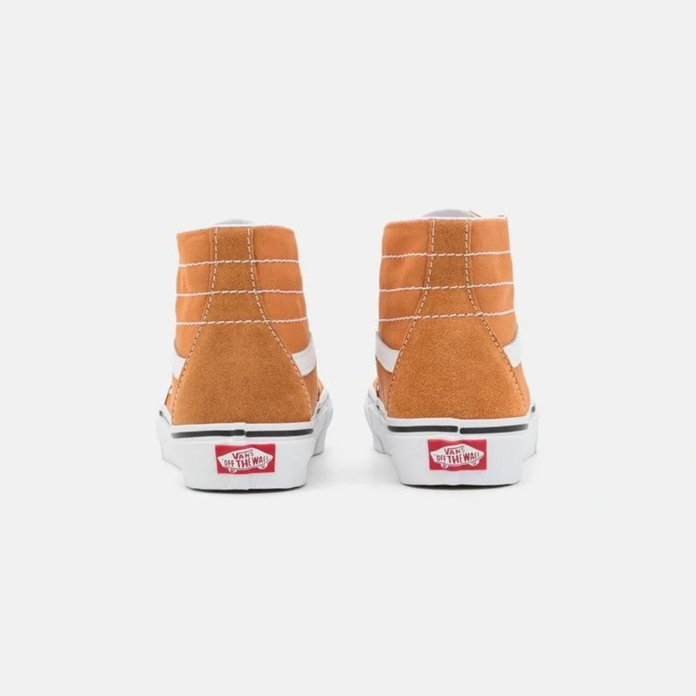 NWT VANS Sk8 Hi Shoe-Golden Brown/True White no box 8 1/2 - Picture 8 of 10